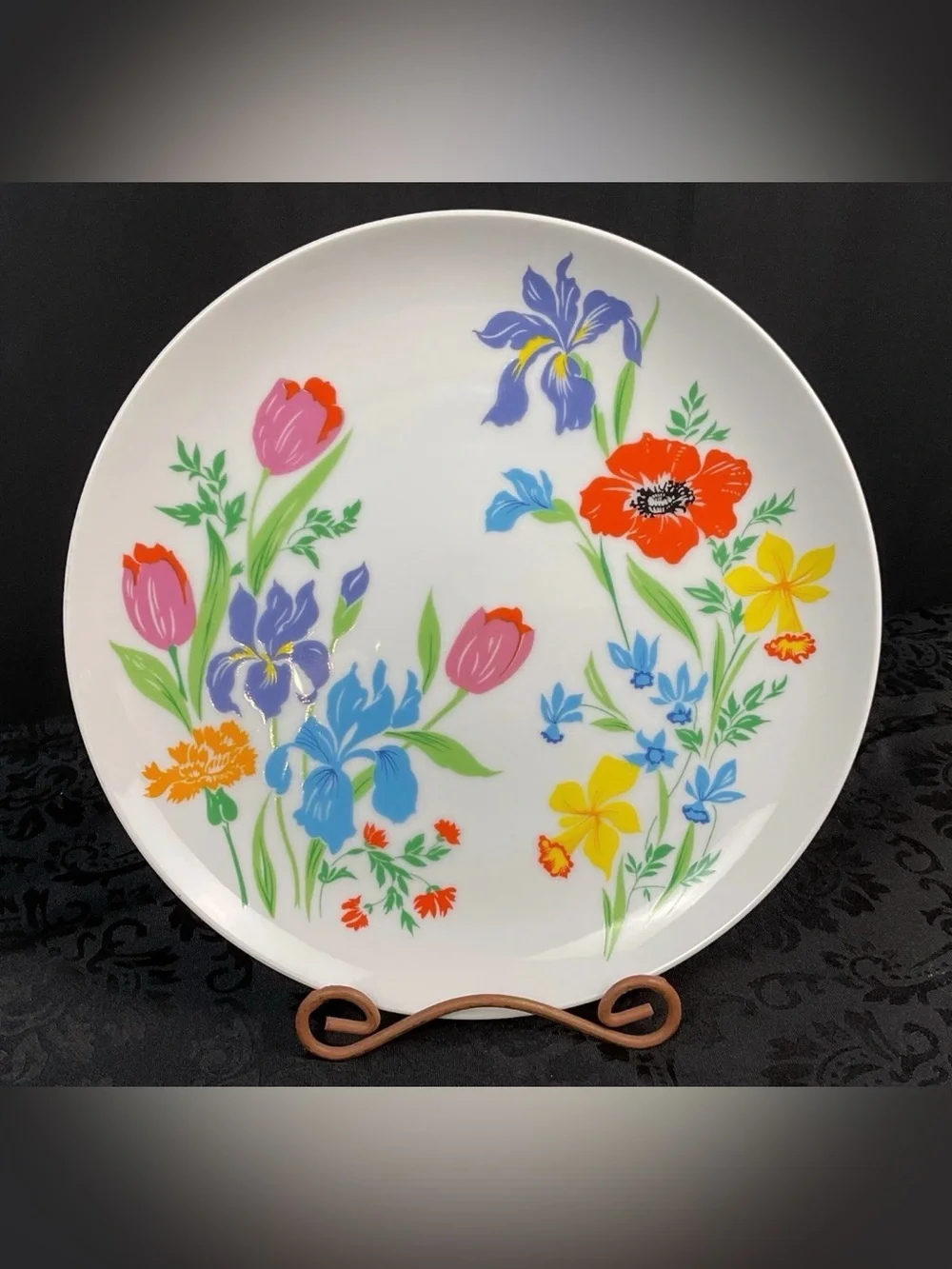 Sigma Taste Setter Primavera Floral 10 in Dinner Plates - Set of 4